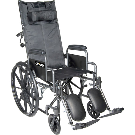 Drive Medical Silver Sport Full Reclining Wheelchair Parts