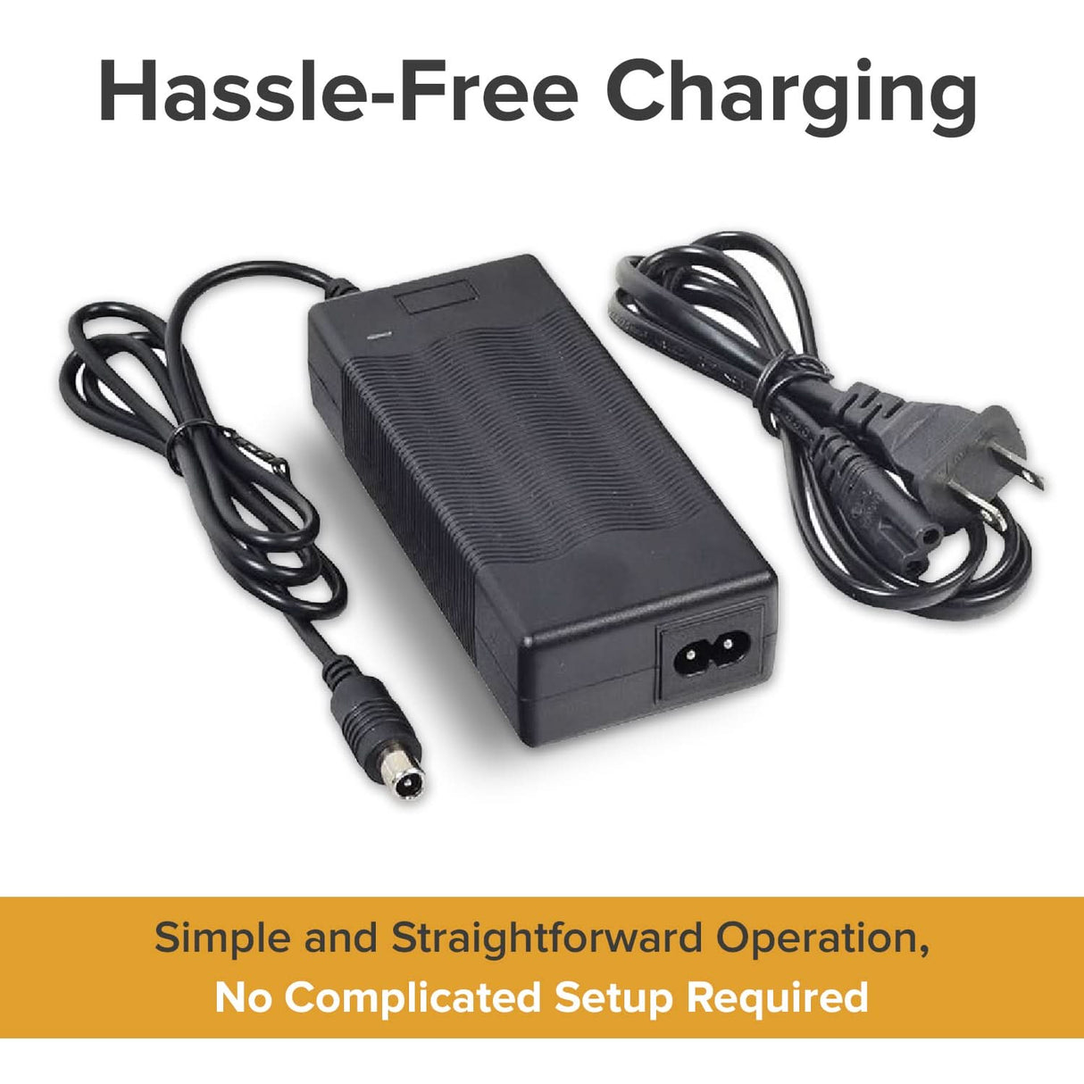 42 Volt Coaxial Battery Charger for the Ninebot ES1, ES2, ES4, & MAX G30 Electric Scooters