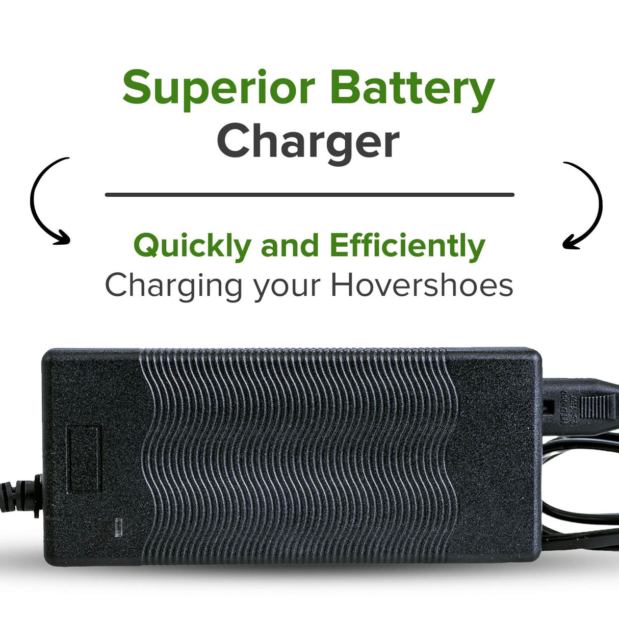 29.4V 2.0A Lithium Battery Charger with Dual Coaxial Output for Hovershoes