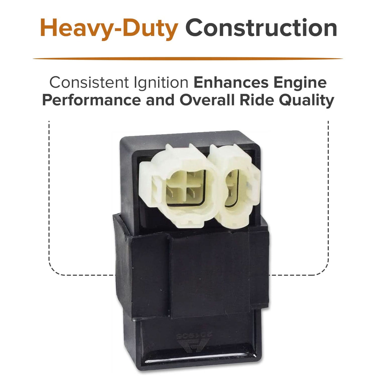 CDI Module (Ignitor) for 50cc, 90cc, 110cc, 125cc, & 150cc Gas Scooters & ATVs - 6 Pin Rounded Connector