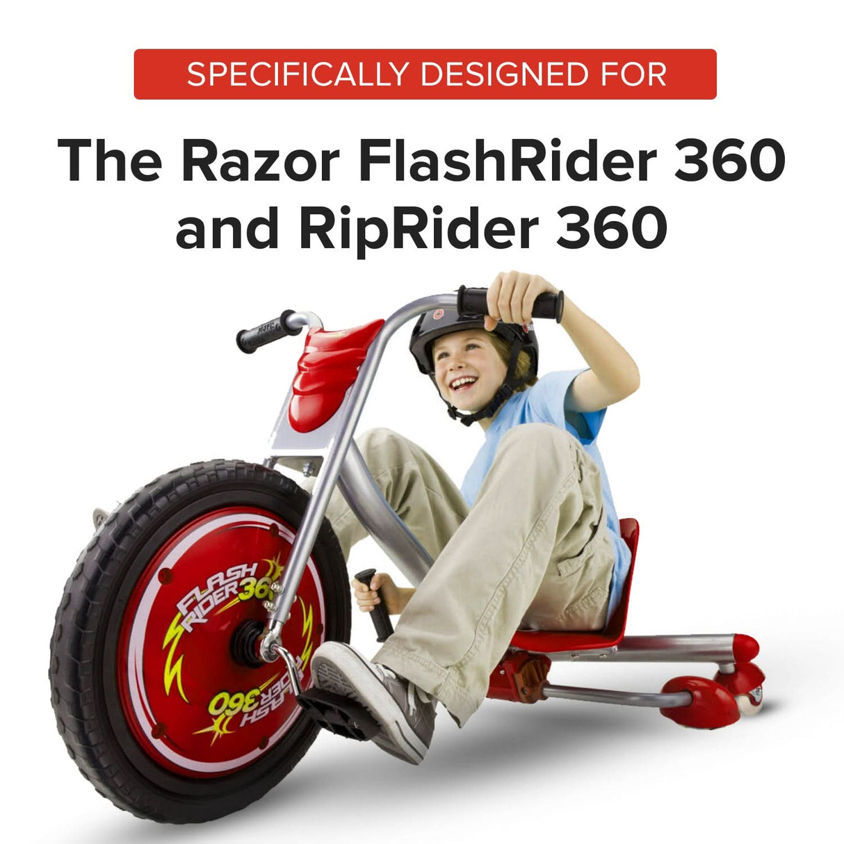 76 mm Wheels for the Razor FlashRider 360 and RipRider 360 (Set of 2)