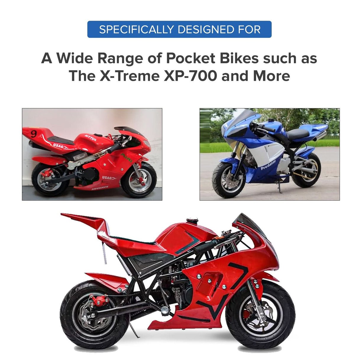 110/50-6.5 Tire for the Jetson® Junior Electric Mini Bike