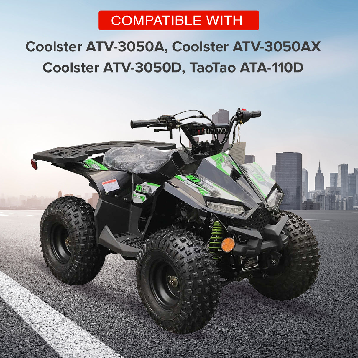 Foot Platforms for 90cc Baja Canyon 90-U & Wilderness 90R ATVs