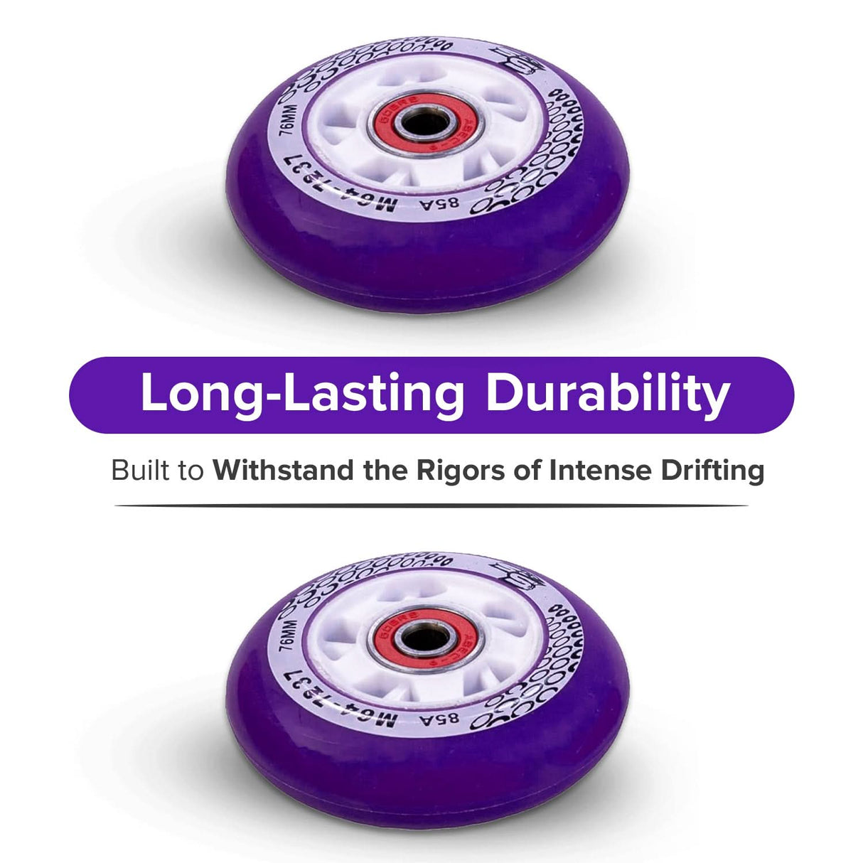 76 mm Wheels for the Razor FlashRider 360 and RipRider 360 (Set of 2)