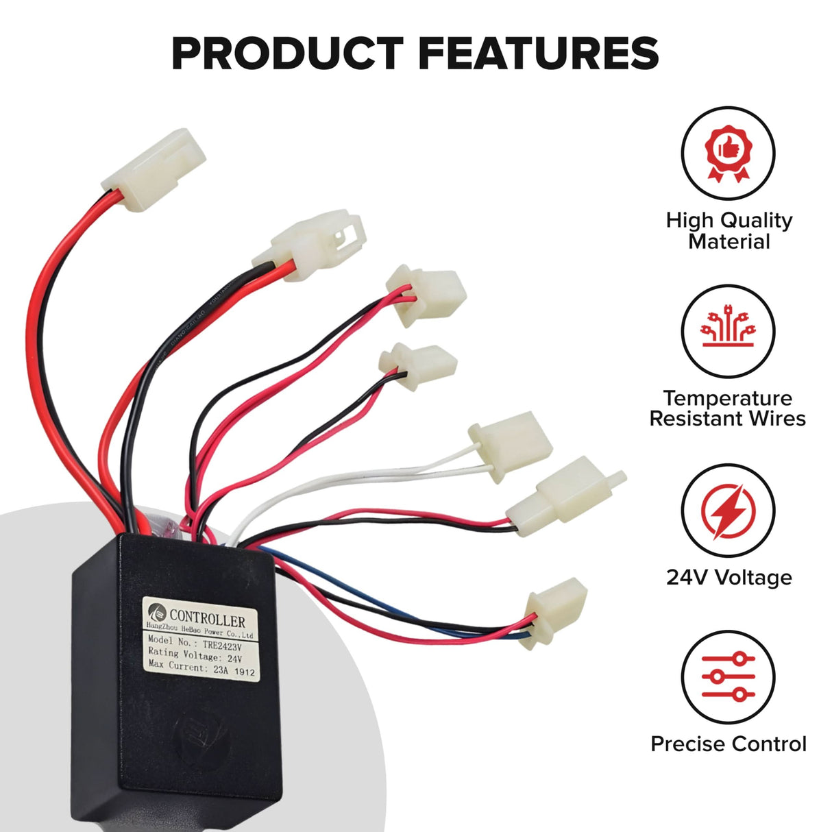 24 Volt TRE2423V Controller for the Pulse ATV Quad Ride-On