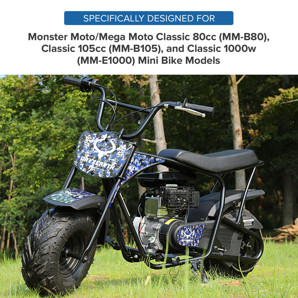 Brake Caliper for the Monster Moto / Mega Moto Classic 80cc (MM-B80), Classic 105cc (MM-B105), & Classic 1000w (MM-E1000)