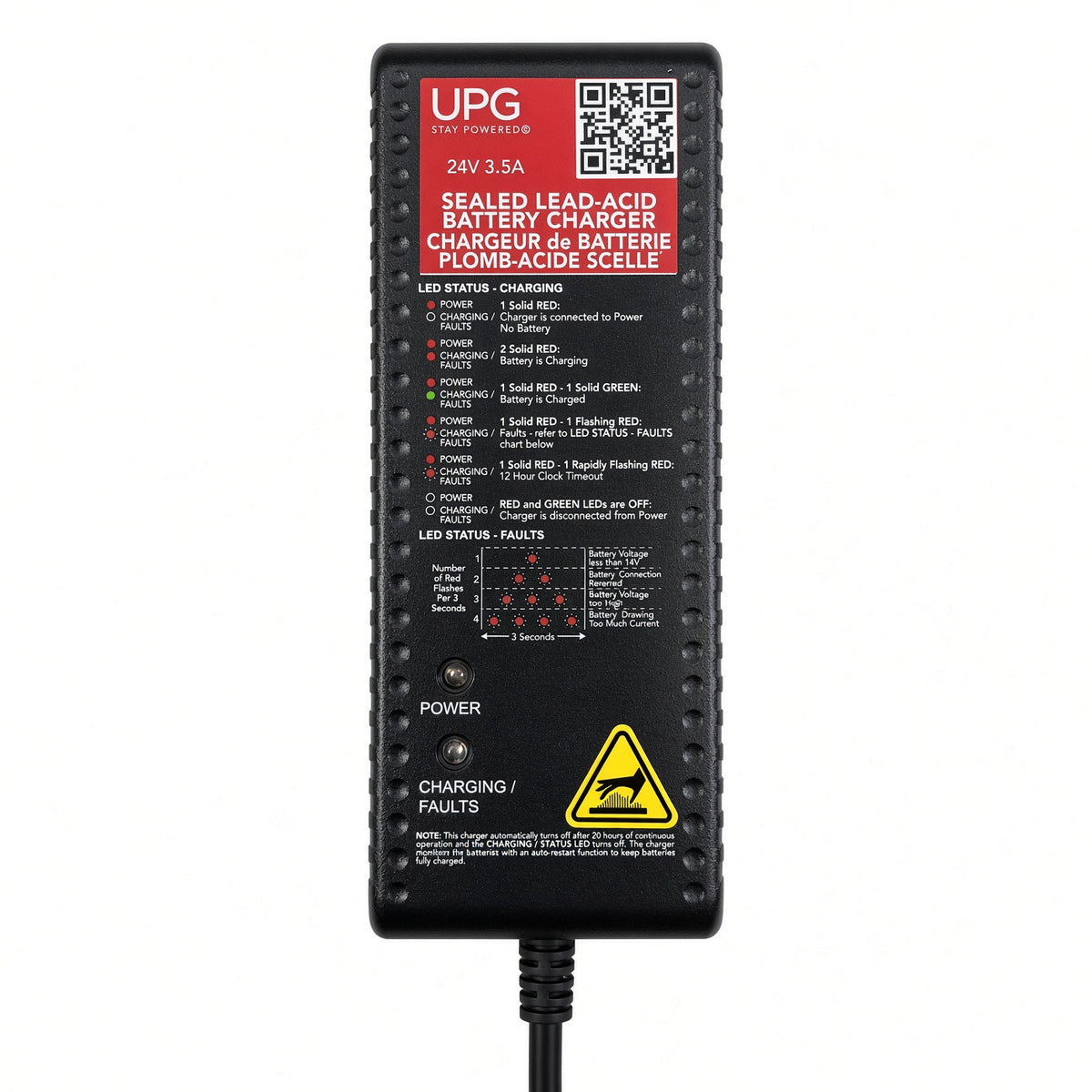 Charge360 battery charger for Go-Go Elite Traveller 2 Platinum (S442EMS) scooter