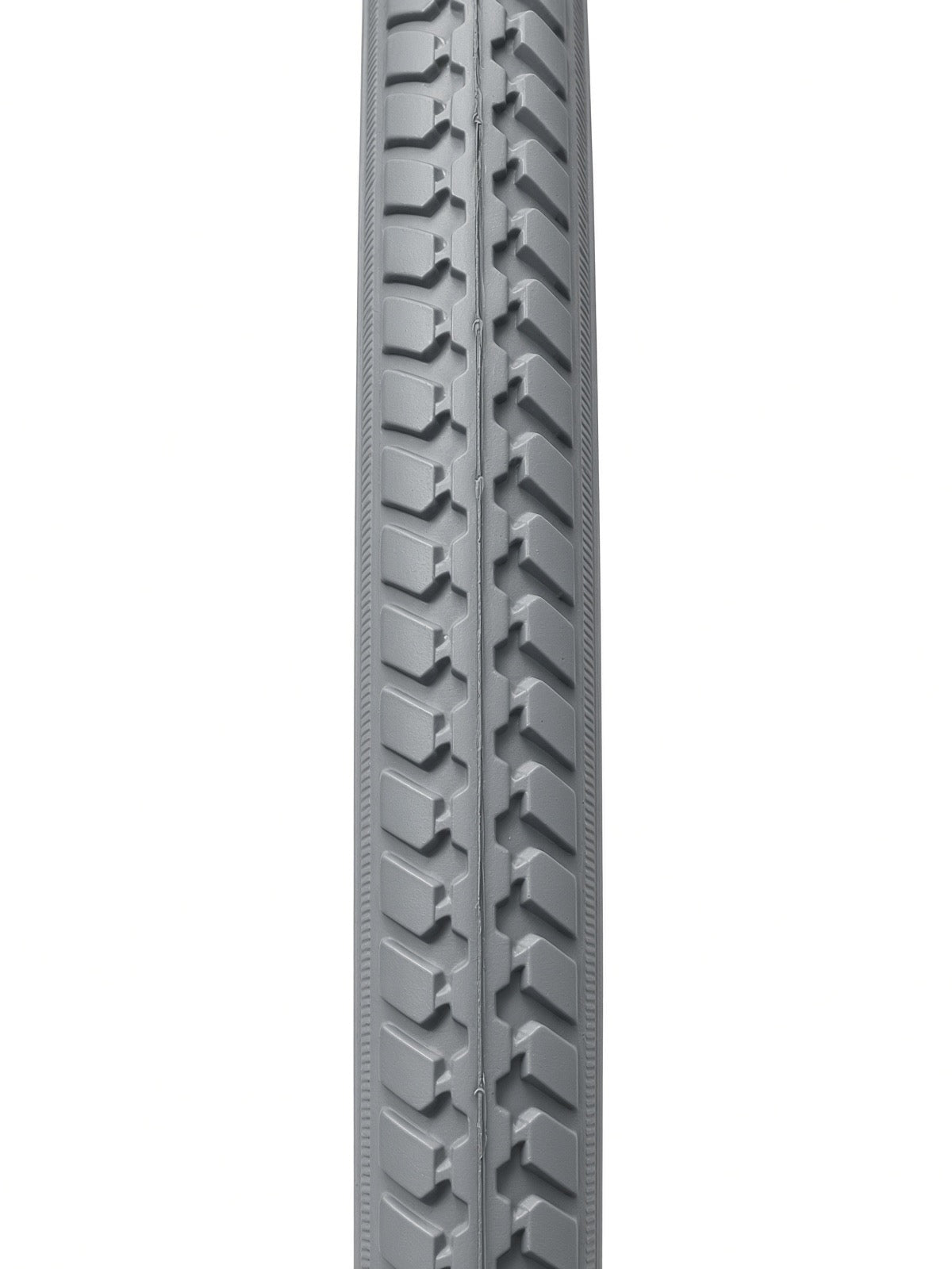 24"x1-3/8" Pneumatic Wheelchair Tire, Gray (ETRTO 37-540, Profile R-124)
