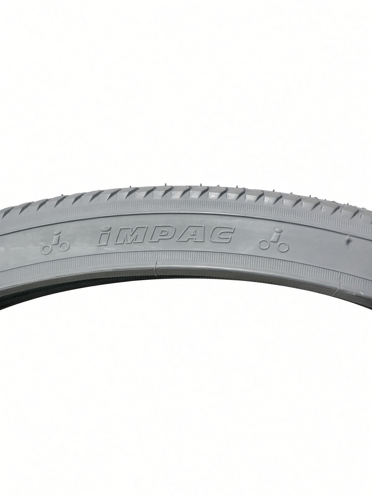 24"x1-3/8" Pneumatic Wheelchair Tire, Gray (ETRTO 37-540, Profile R-124)