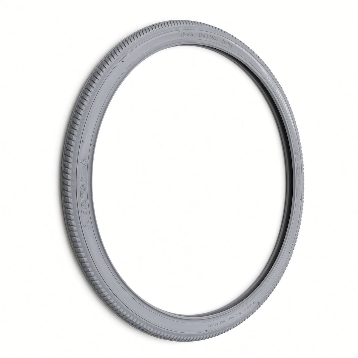 24"x1-3/8" Pneumatic Wheelchair Tire, Gray (ETRTO 37-540, Profile R-124)