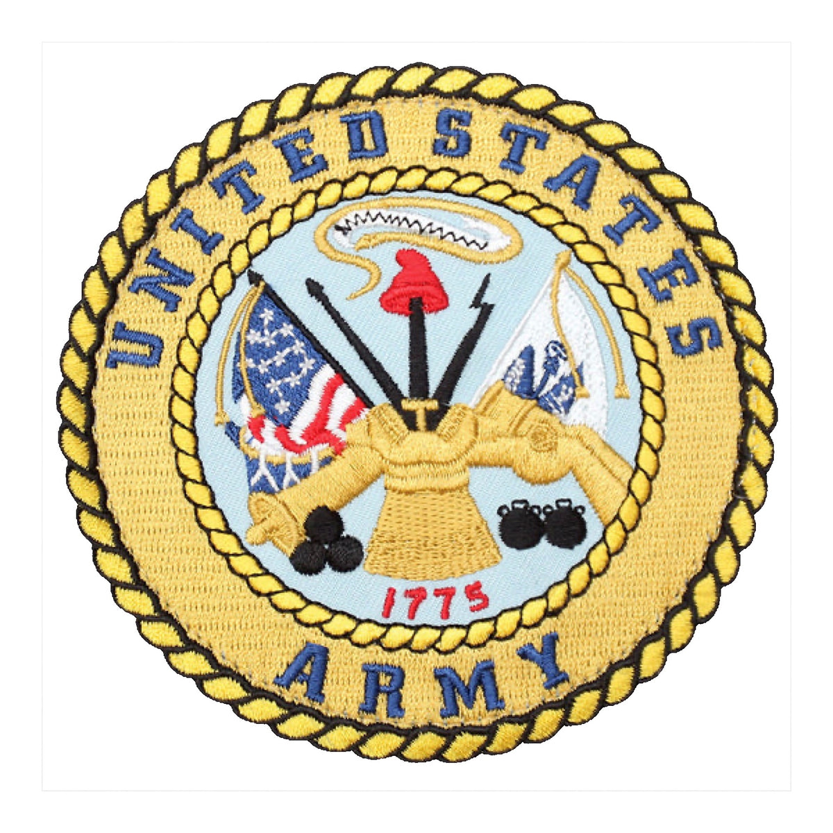 ACC140241 - 4" Army Military Patch with Loop Fastener for Pride Power Chairs & Scooters