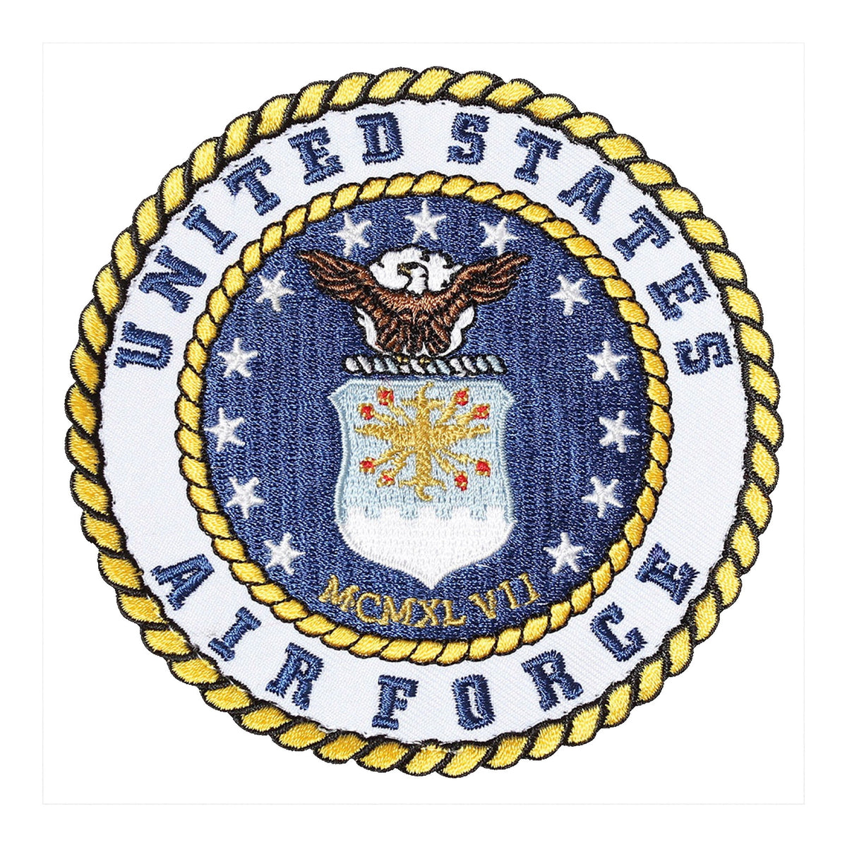 ACC140240 - 4" Air Force Military Patch with Loop Fastener for Pride Power Chairs & Scooters