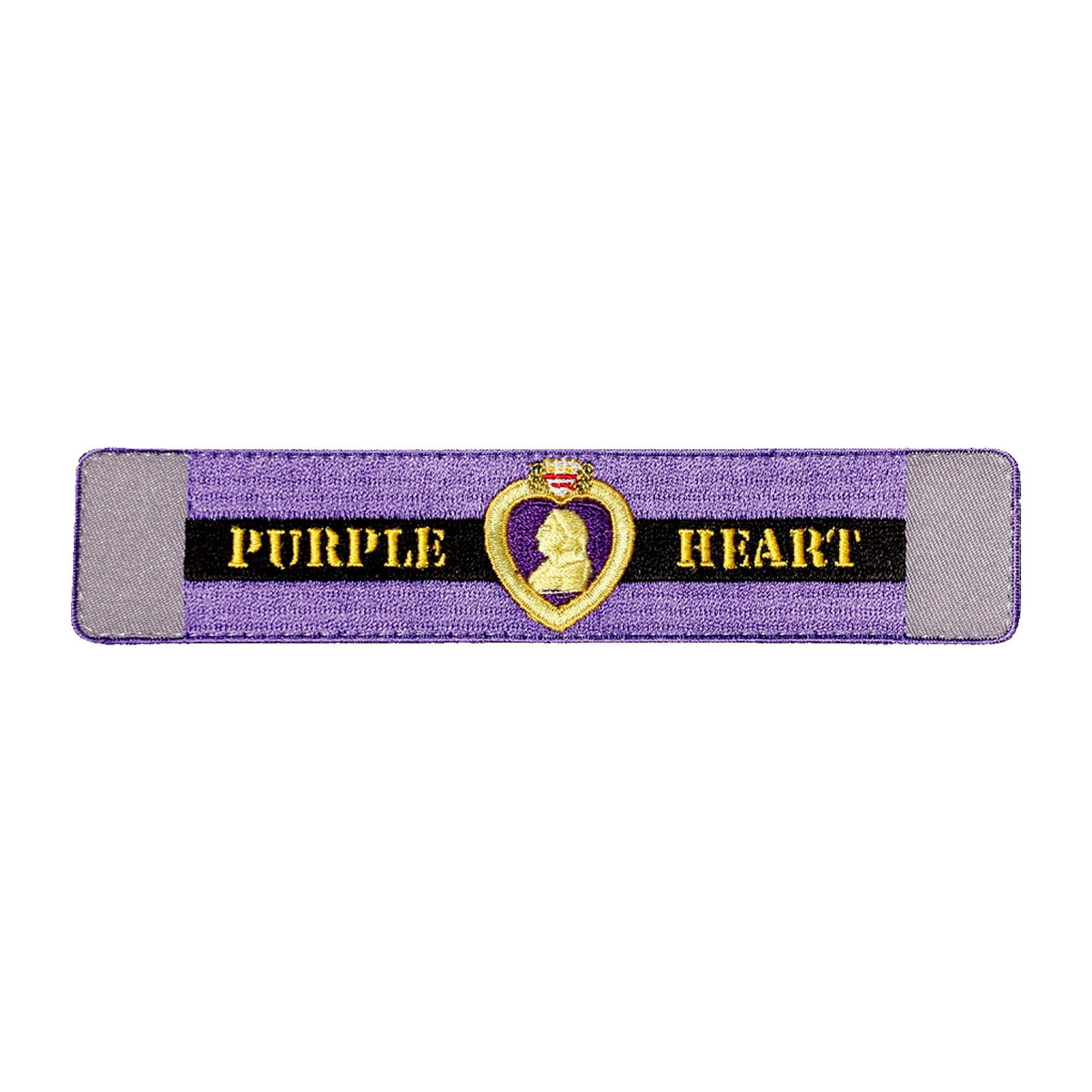 ACC140238 - 6" x 1.25" Purple Heart Military Patch with Loop Fastener for Pride Power Chairs & Scooters