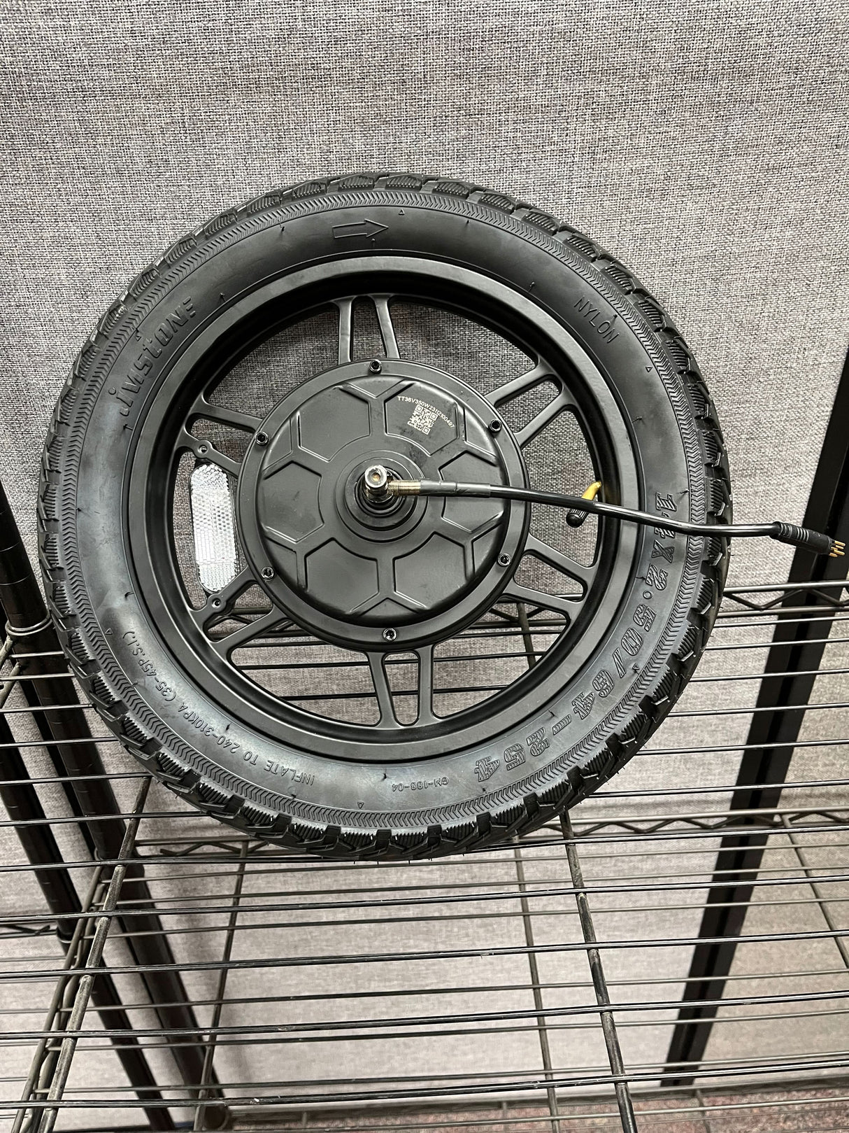 Rear Wheel with 350 Watt Hub Motor for the GOTRAX Astro Electric Scooter (Missing Brake)