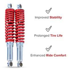 12-3/4" (325 mm) Adjustable Shock with 10 mm Eyes for 150cc - 250cc Hammerhead Off-Road® Go-Karts (Set of 2) (Blemished)