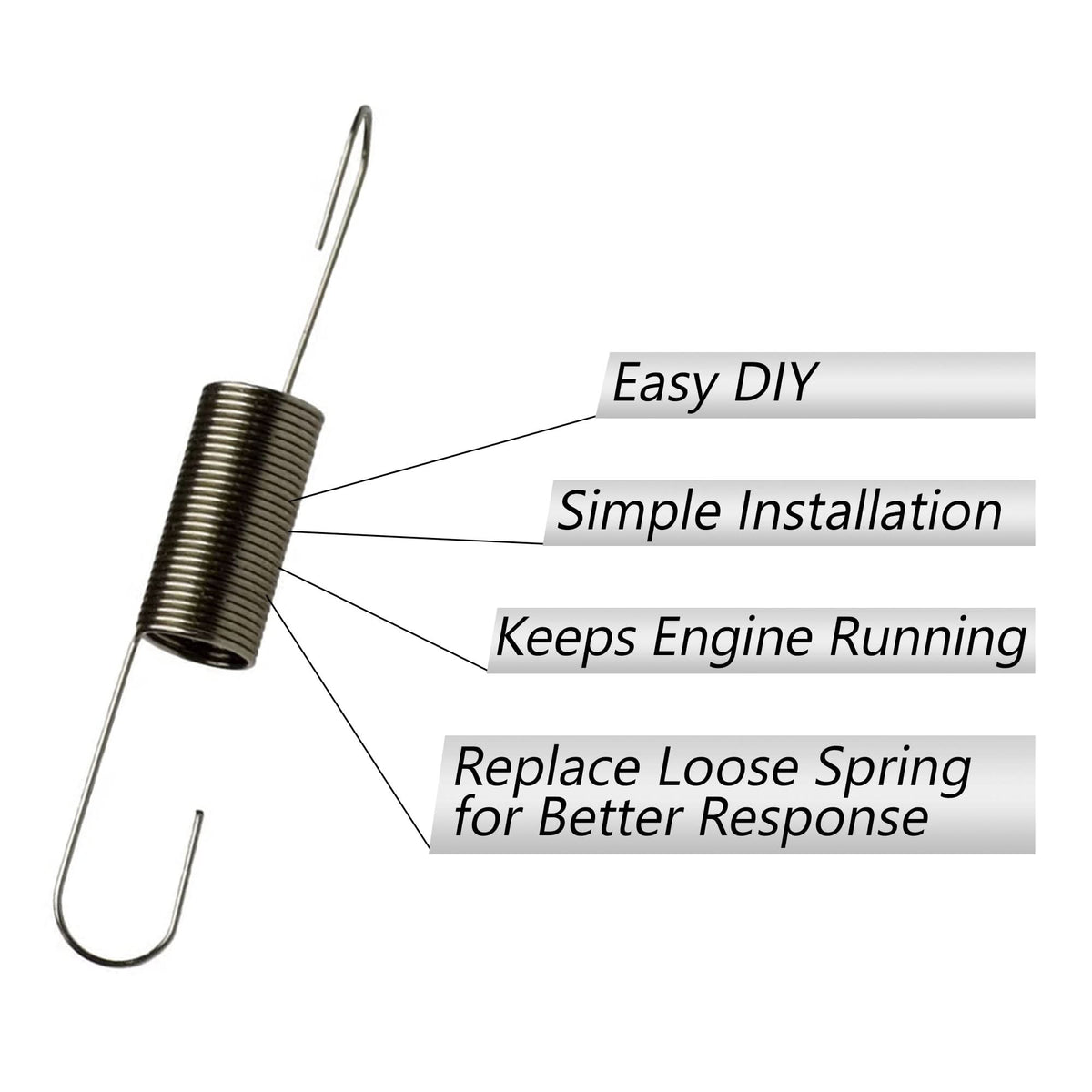 Throttle Return Spring for the Coleman RB100 105cc Mini Bike