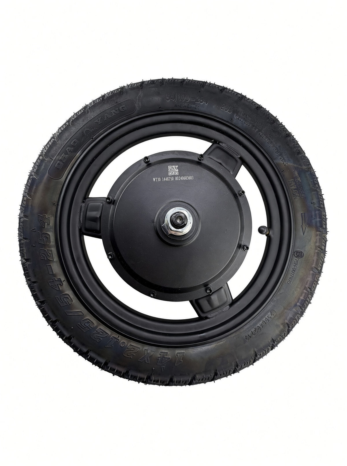48 Volt Rear Hub Motor & Wheel Assembly for the Caroma P7 Electric Scooter
