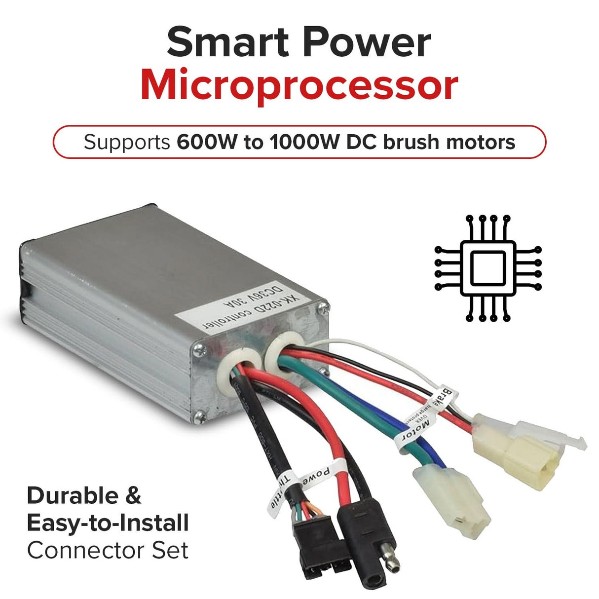 Currie 36 Volt 5-Pin 5-Connector Controller (1000 Series Currie, eZip, IZIP, GT, Mongoose, & Schwinn Scooters)