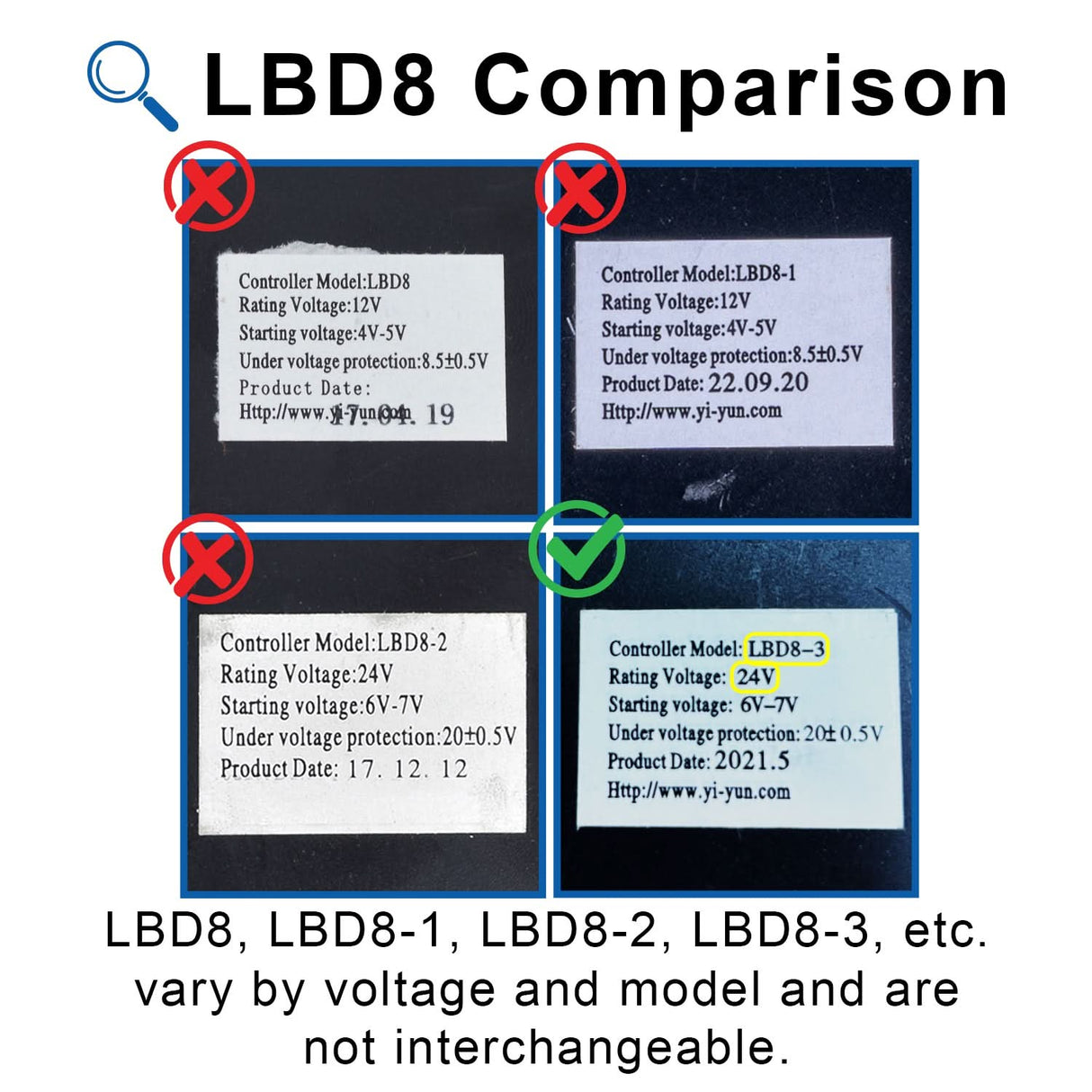 24 Volt LBD8-3 Controller for the Pulse Charger and Pulse Lightning Scooters