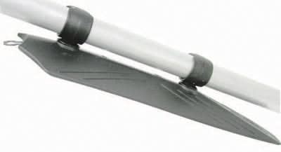 Down Tube Mud Guard Fender for bikes and scooters, featuring a close-up of the fender's blade. Essential Sunlite accessory for protecting against mud and debris.