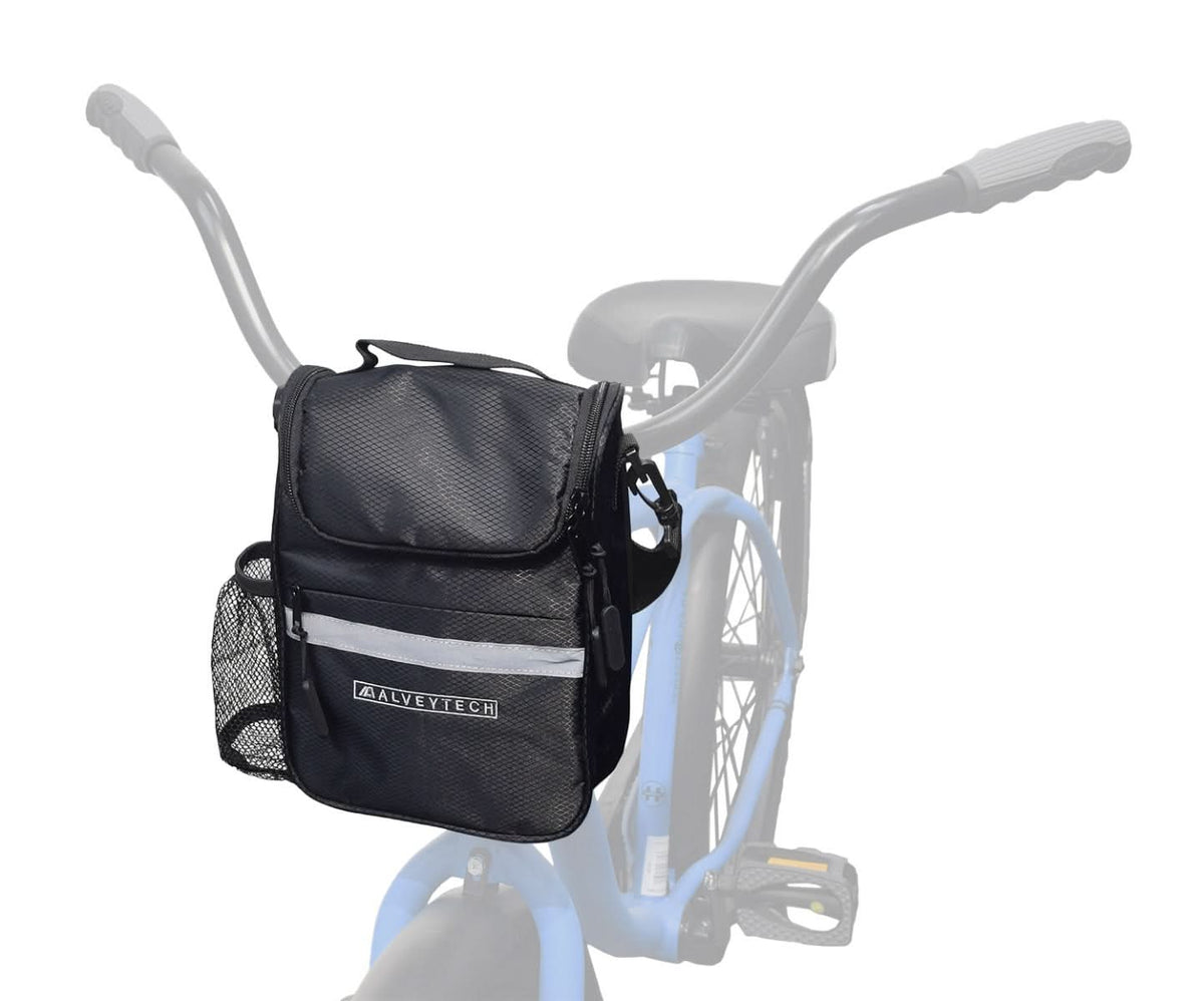 Insulated Handlebar Bag with Rain Cover & Carrying Strap for Bikes & Scooters (Blemished)