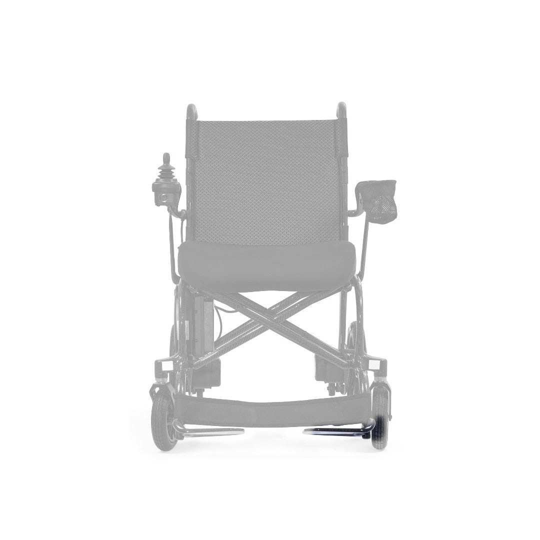 Left footplate MFA-0163 shown in color on the Golden Cricket LT Carbon GP309, rest of the chair greyed out