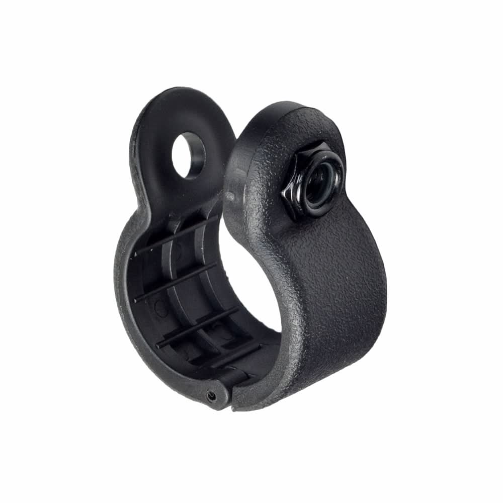 Mirrors for the Golden Buzzaround Lite (GB106), Companion I (GC240), & Companion II (GC340, & GC440) (Set of 2) shown with a black plastic ring and nut for installation.