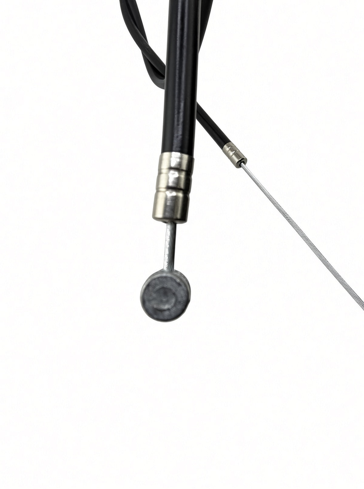 Close-up of the Hiboy DK1 brake cable end fitting