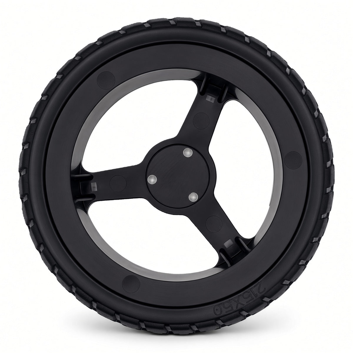 WHL2200042 215x50 Jazzy Carbon rear drive wheel back view