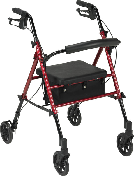 Drive Medical Adjustable Height Rollator with 6" Casters (RTL10261) Parts