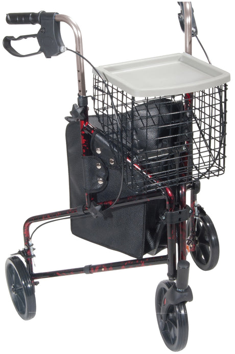 Drive Medical Deluxe 3 Wheel Aluminum Rollator with 7-1/2" Casters (10289) Parts