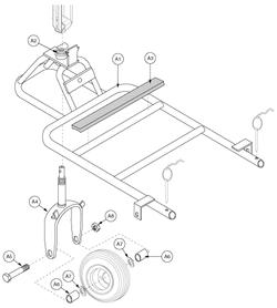 Pride Legend (SC300) - Frame Assemblies - Front - L-31000 - L-43949