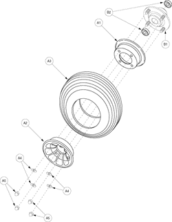 Pride Sidekick (SC200) - Wheel Front - Solid