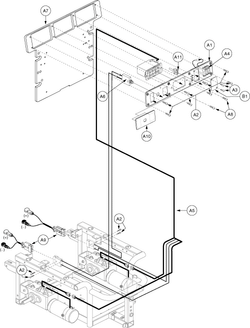 Jazzy 1122 - Electronics Tray / Modules - Vsi - No Power Seat Opt. - Units Manufactured W/ Off Board Chargers