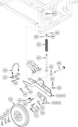 Jazzy 1170 XL - Anti -Tip