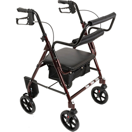 ProBasics Aluminum Transport Rollator with 8