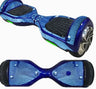 Decorative Decal Sticker Skins for 6.5 Self-Balancing Hoverboards. The image shows a blue hoverboard adorned with water drop decals, highlighting the product's stylish and protective design.