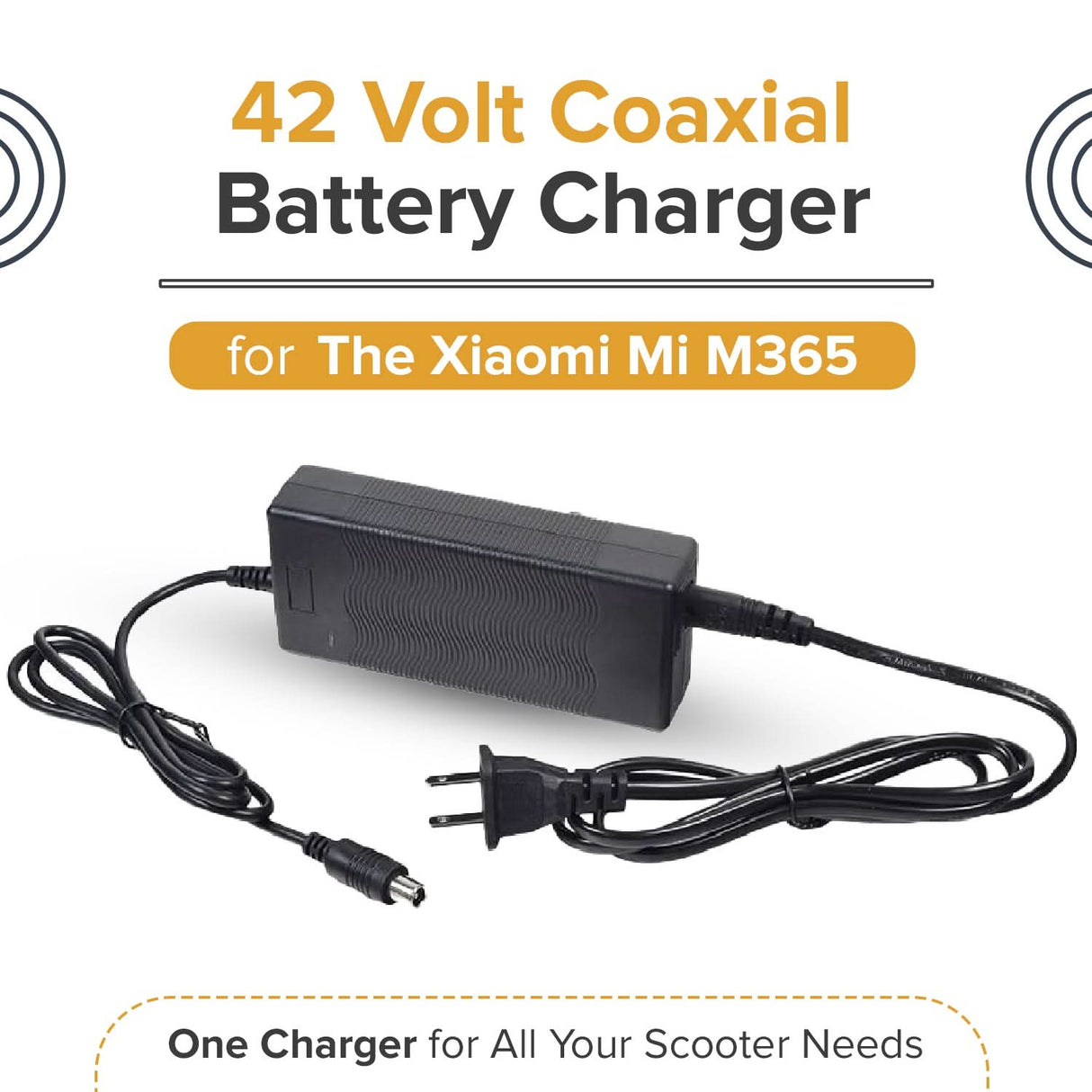 42 Volt Coaxial Battery Charger for the Caroma L1
