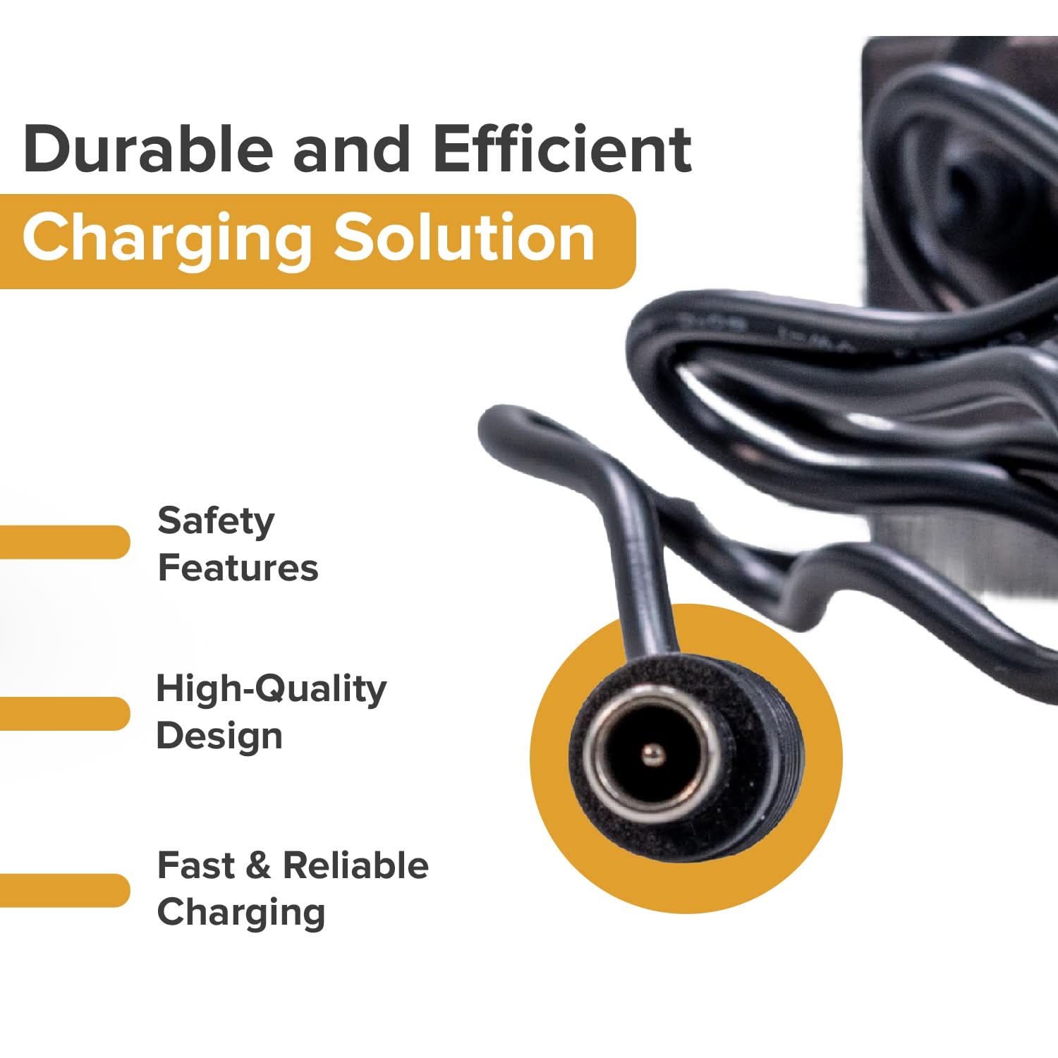42 Volt Coaxial Battery Charger for Bird Electric Scooters