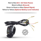 Razor Variable Speed 4-Wire Thumb Throttle for Razor Ground Force (Versions 1-12)