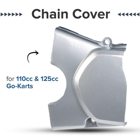 Chain Cover for 50cc, 110cc & 125cc ATVs, Dirt Bikes, & Go-Karts