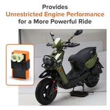 DC High Performance CDI Module (Ignitor) for 50cc, 90cc, 110cc, 125cc, & 150cc Gas Scooters & ATVs - 6 Pin Rounded Connector (Orange)