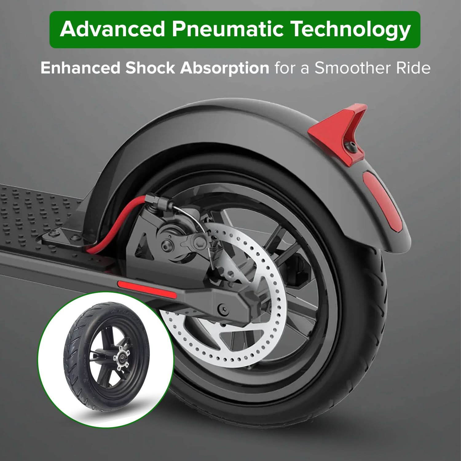 Wheel Assembly for GOTRAX APEX Pro (Front), GXL V2 (Rear), & XR Ultra (Rear) Electric Scooters