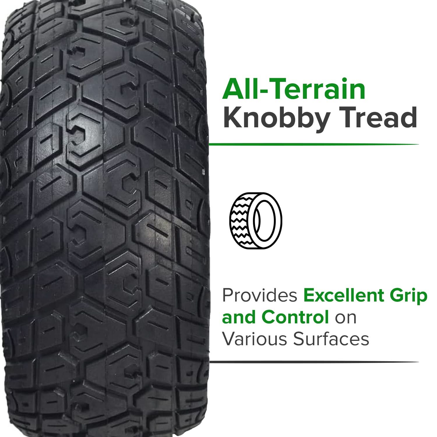 8.5" (200x90) Solid Tire for the Gyroor Warrior G2 Self-Balancing Hoverboard