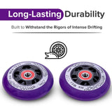 76 mm Wheels with Bearings for Razor Ripstik® Classic, Ripstik® DLX, and Ripstik® "G" (Set of 2)