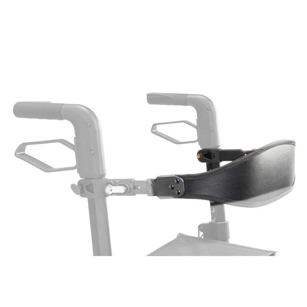 10277-07 backrest shown in color on the Drive Medical AeroWalk Ultra-Lite Rollator (10277), rest of the rollator greyed out