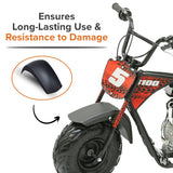 Black Front Fender for the Coleman RB100 105cc Mini Bike