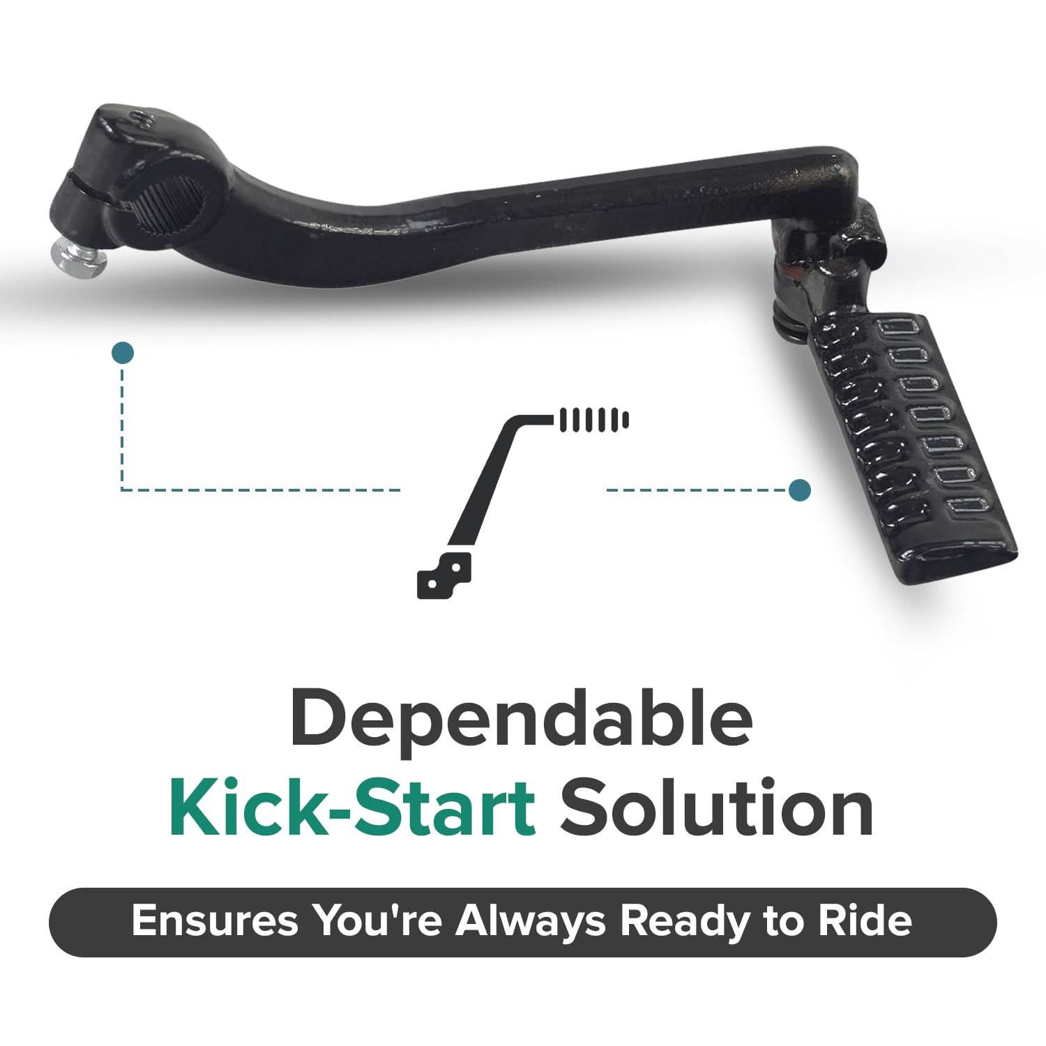 Kick Start Arm Assembly for the TaoTao CY50-A Scooter
