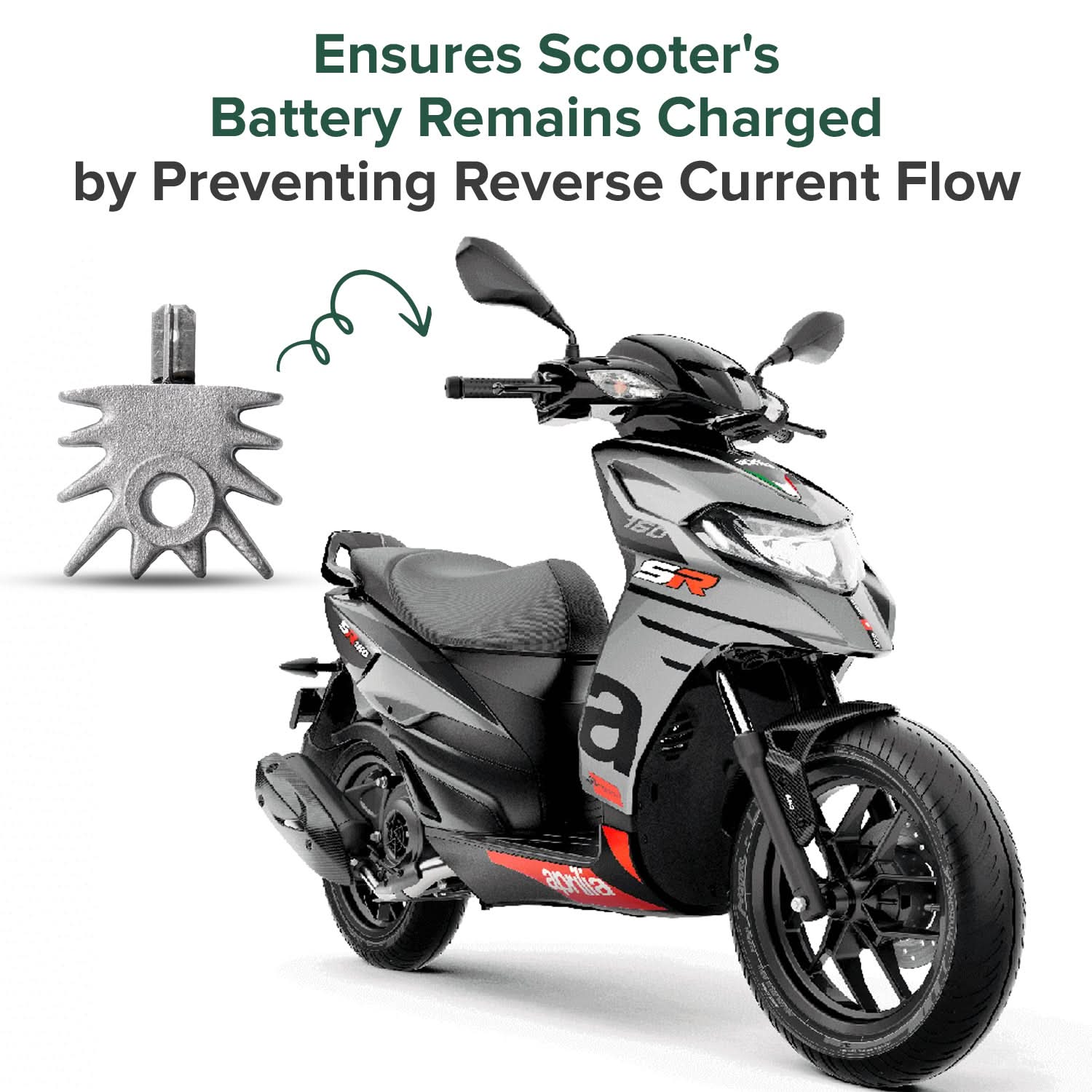 Charging Diode for 50cc, 150cc, & 250cc Scooters