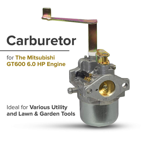 Carburetor for the Mitsubishi GT600 6.0 HP Engine